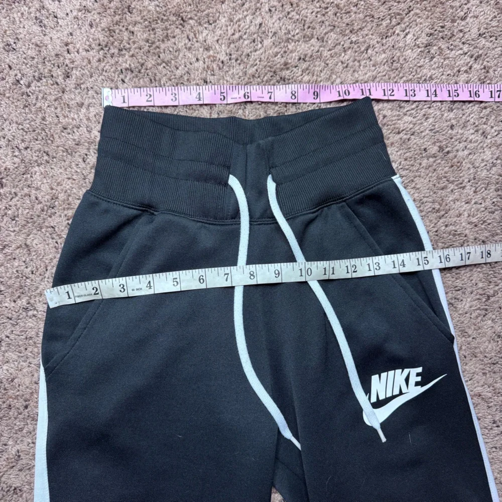 Nike Black White Stripe Athletic Joggers